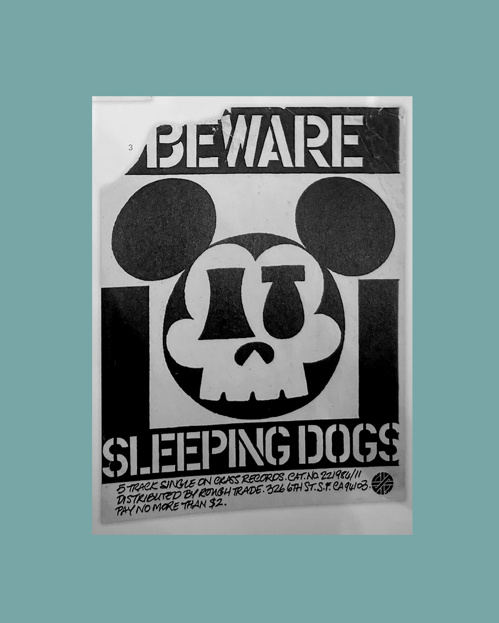 Sleeping Dogs poster by the Crass (1982)